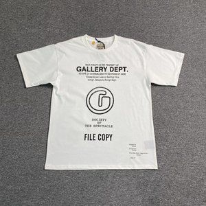 Gallery White Short Sleeve Letter Print T-Shirt